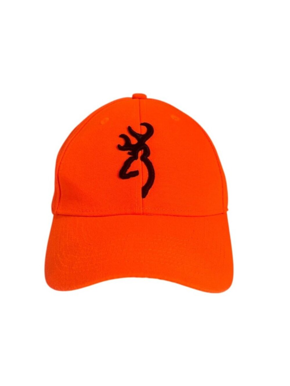 Browning Blaze‎ Orange Hunting Hat Black Buck Logo Adjustable Strap